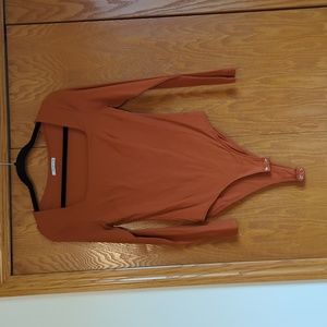 Burnt Orange Body Suit